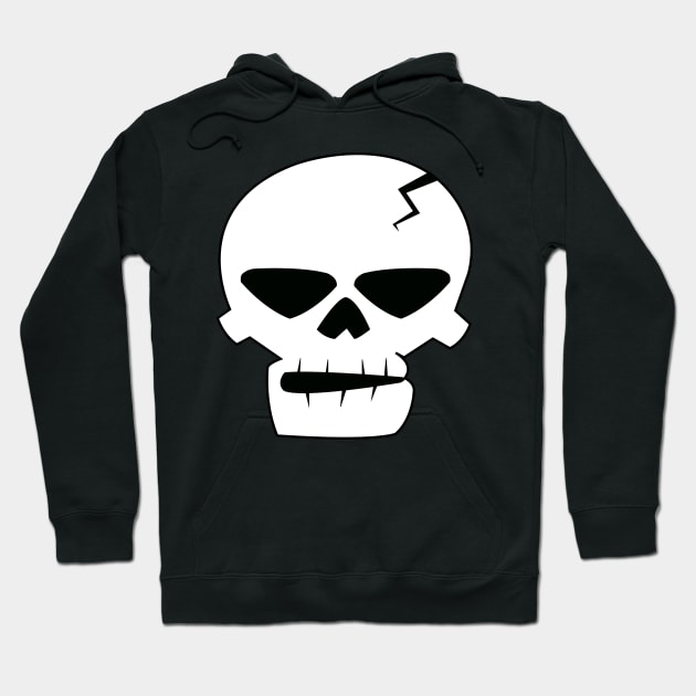 Skull Head Hoodie by kaizokuGhost